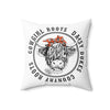 18" × 18" | Cowgirl Boots Daisy Dukes Country Roots Polyester Square Pillow | Orca Snork