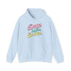 Light Blue | Dogs Before Dudes Unisex Hooded Sweatshirt | Orca Snork