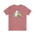 Heather Mauve | Adorable Cat Fixing A Car Unisex Short Sleeve T-Shirt | Orca Snork