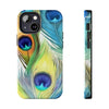 iPhone 13 Mini | Peacock Feathers Tough Phone Case | Orca Snork