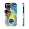 iPhone 13 | Peacock Feathers Tough Phone Case | Orca Snork