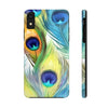iPhone XR | Peacock Feathers Tough Phone Case | Orca Snork