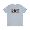 Light Blue | I Was Normal 3 Cats Ago Unisex Short Sleeve T-Shirt | Orca Snork
