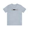 Light Blue | Mahi Dolphin Heartbeat Fishing Unisex Short Sleeve T-Shirt | Orca Snork