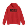 Red | Living The Sloth Life Unisex Hooded Sweatshirt | Orca Snork