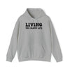 Sport Grey | Living The Sloth Life Unisex Hooded Sweatshirt | Orca Snork