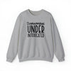 S | Overworked Under Intoxicated Unisex Crewneck Sweatshirt | Orca Snork