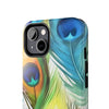 iPhone 12 Mini Peacock Feathers Tough Phone Case | Orca Snork