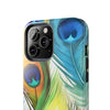 iPhone 12 Mini Peacock Feathers Tough Phone Case | Orca Snork