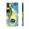 iPhone XS MAX | Peacock Feathers Tough Phone Case | Orca Snork