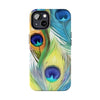 iPhone 12 Mini Peacock Feathers Tough Phone Case | Orca Snork