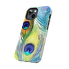 iPhone 12 Mini Peacock Feathers Tough Phone Case | Orca Snork