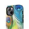 iPhone 12 Mini Peacock Feathers Tough Phone Case | Orca Snork