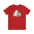 Red | Adorable Cat Fixing A Car Unisex Short Sleeve T-Shirt | Orca Snork