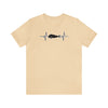 Soft Cream | Mahi Dolphin Heartbeat Fishing Unisex Short Sleeve T-Shirt | Orca Snork